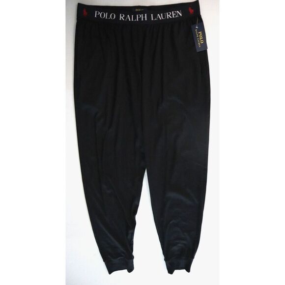 Polo Ralph Lauren PLCTJR Men's Sz Large Black Pajama Jogger Pants - Picture 1 of 14